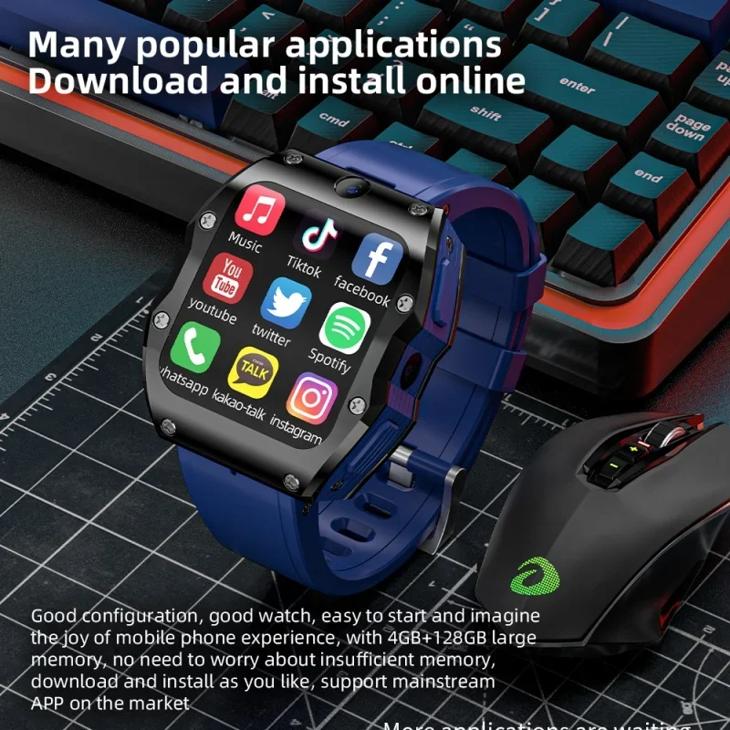 Yeni LOKMAT 4G Smartwatch 4 GB - Smartwatch Custom incelemesi ve fiyatı