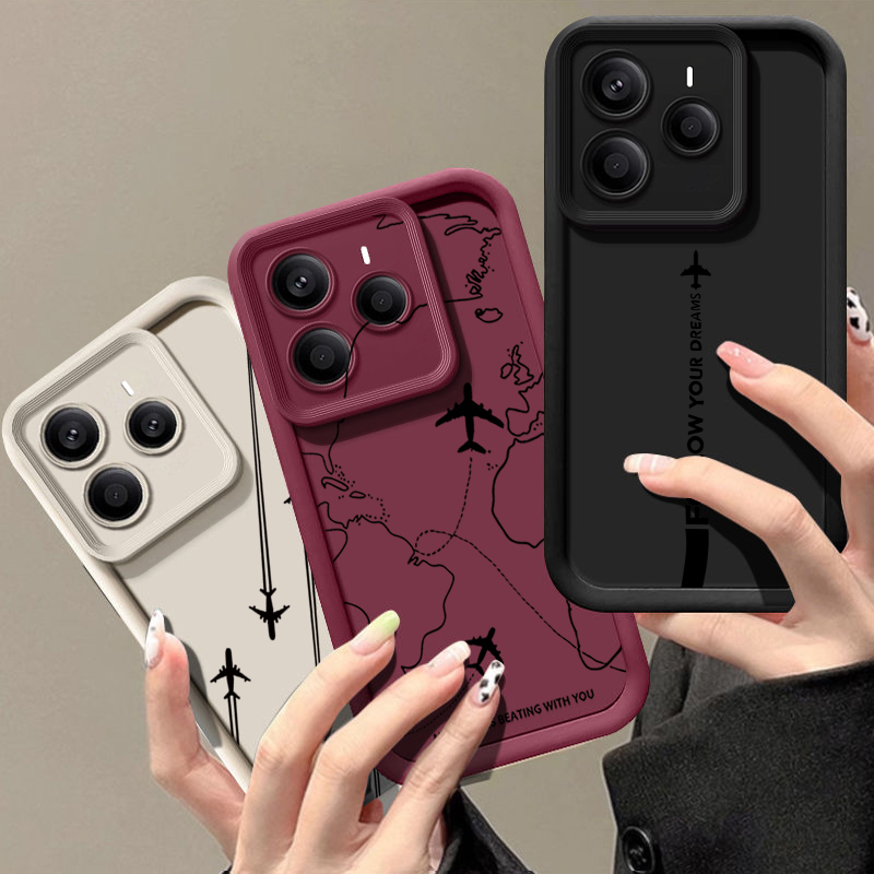 Uçak Rota Desenli TPU Telefon  - Xiaomi Redmi Note 13 incelemesi ve fiyatı