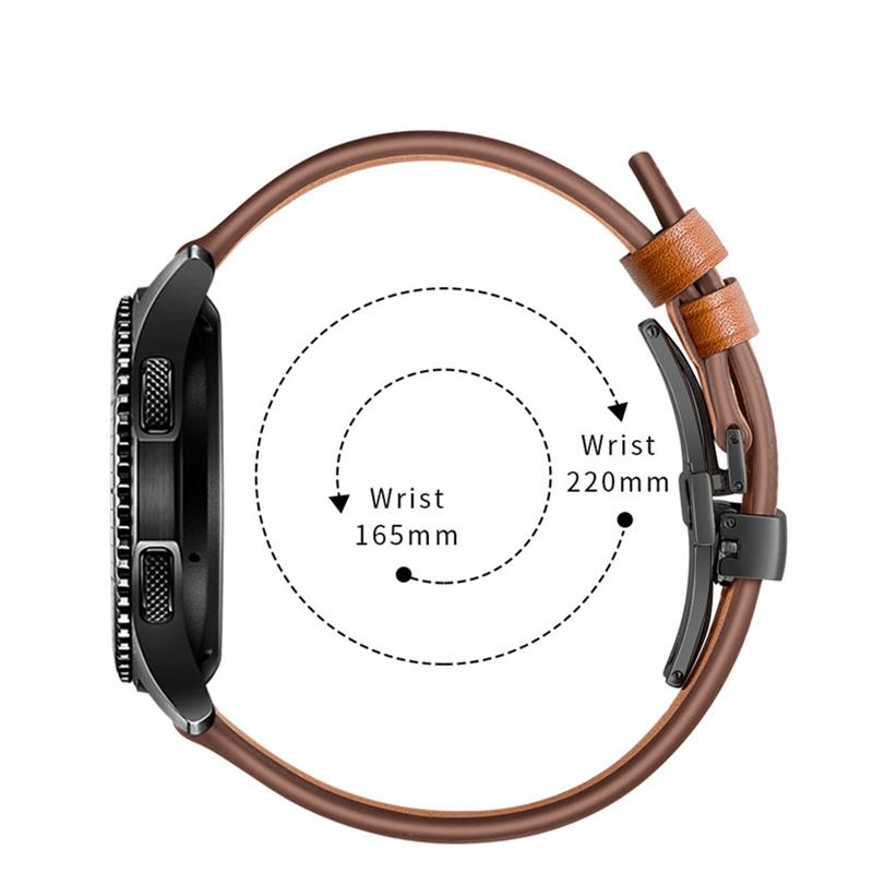 20mm 22mm Deri Bant Samsung Ga - Titan Smartwatch Accessories incelemesi ve fiyatı